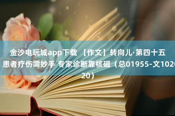 金沙電玩城app下載 【作文】轉(zhuǎn)向兒·第四十五回 患者療傷需妙手 專家診斷靠核磁（總01955-文1020）