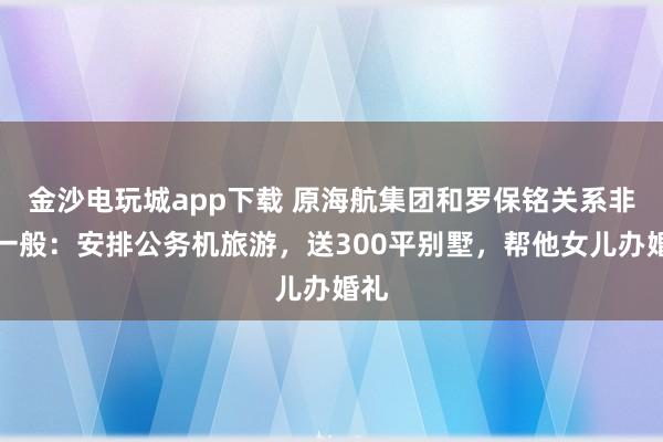 金沙電玩城app下載 原海航集團和羅保銘關系非同一般：安排公務機旅游，送300平別墅，幫他女兒辦婚禮
